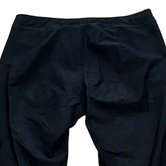 Eileen Fisher Pull On Elastic Waist Black Pants Small Dress Travel Comfort Work - Picture 4 of 6